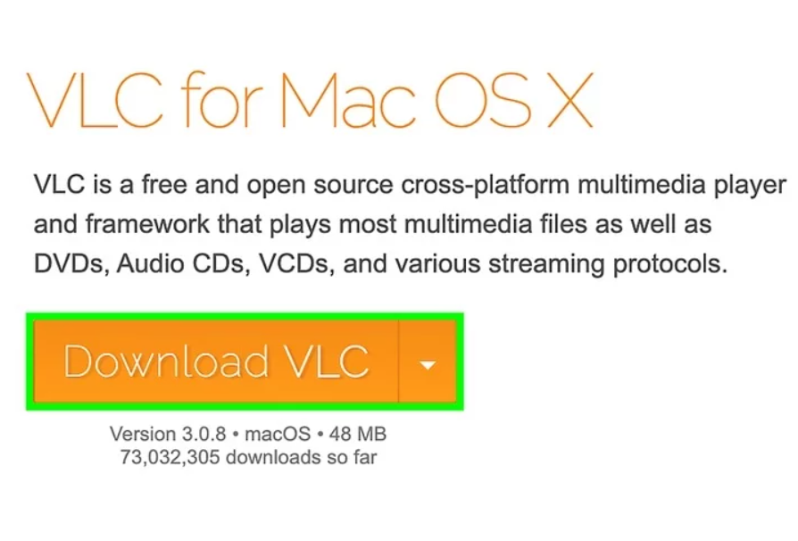 download videos from Youtube to Macbook using VLC media player Step 1