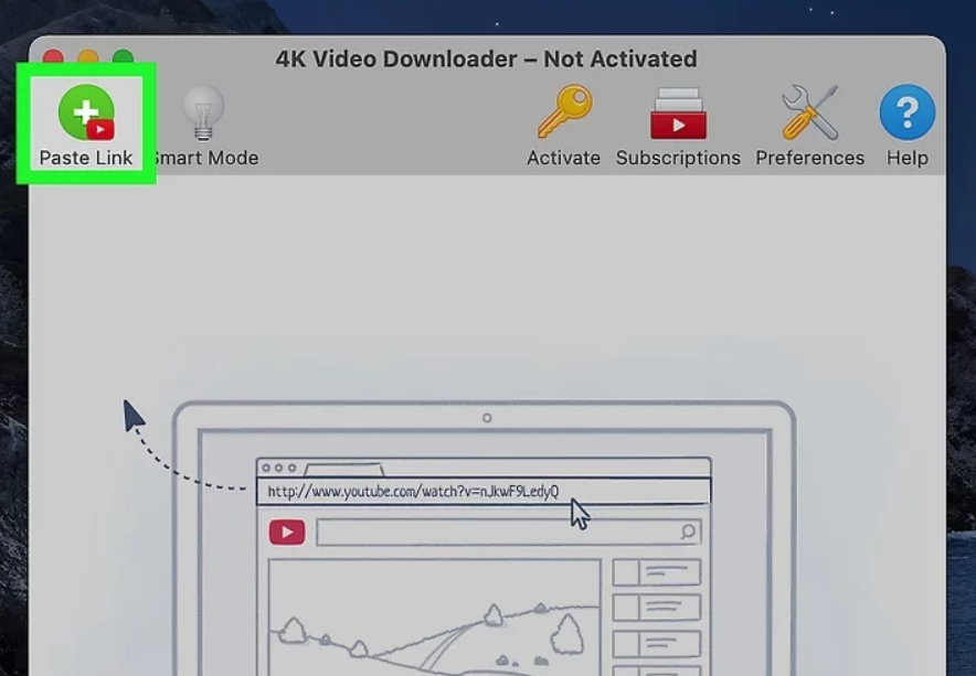 how to download videos from youtube to macbook using 4K Video Downloader Step 3