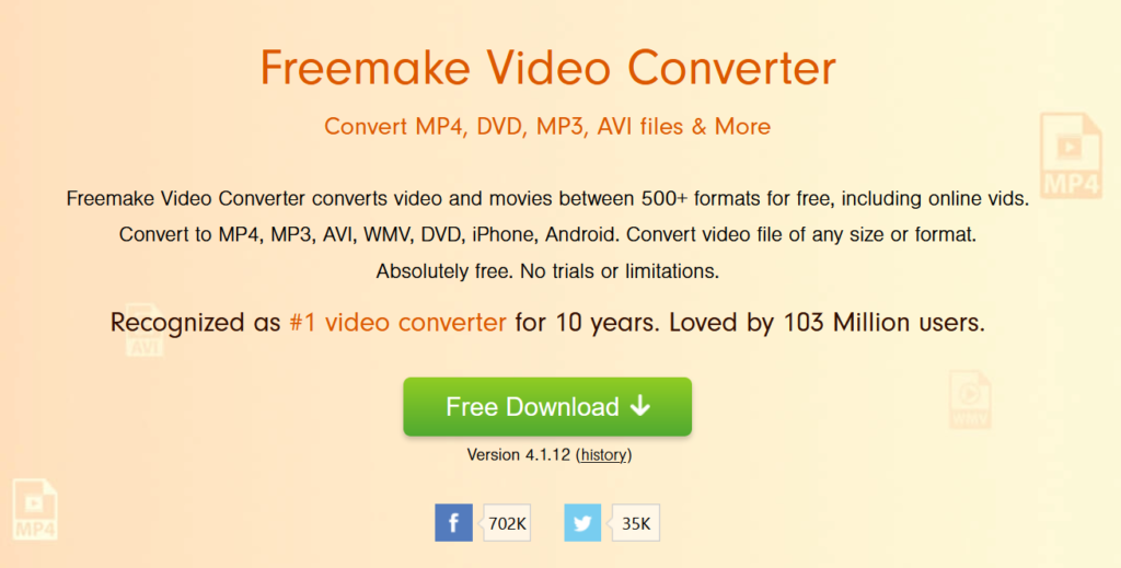 freemake youtube mp3 download application